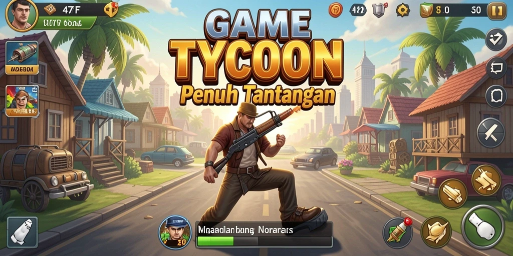 Tampilan gameplay menarik dari 47F yang penuh tantangan.