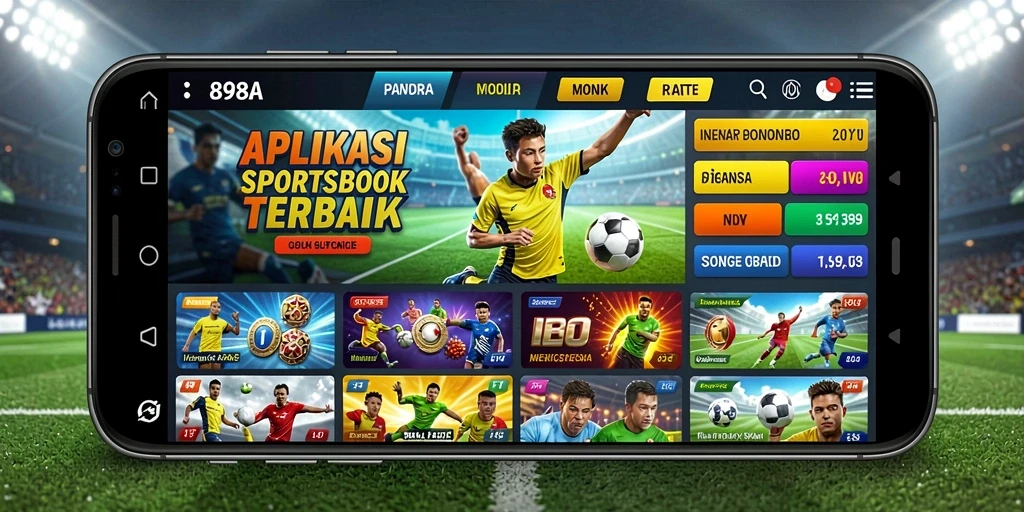 Tampilan gameplay dan fitur taruhan di aplikasi 898A.