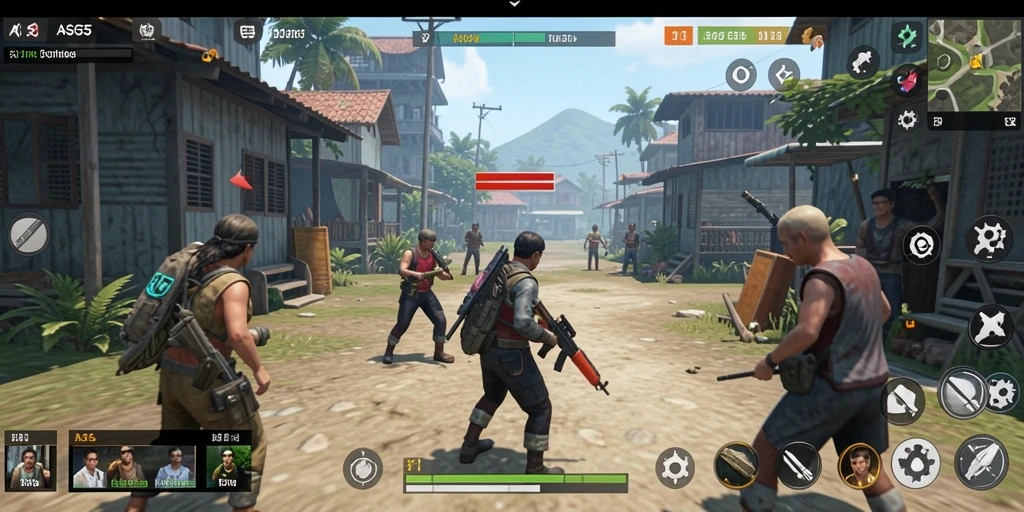 Tampilan antarmuka utama ASG55 yang modern dan fungsional.