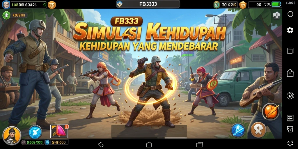Tampilan gameplay yang menarik dari FB333 dengan elemen simulasi mendebarkan.