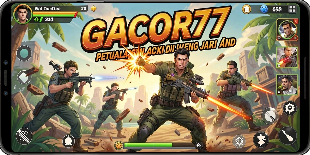 Tampilan gameplay GACOR77 yang penuh aksi dan mendebarkan.
