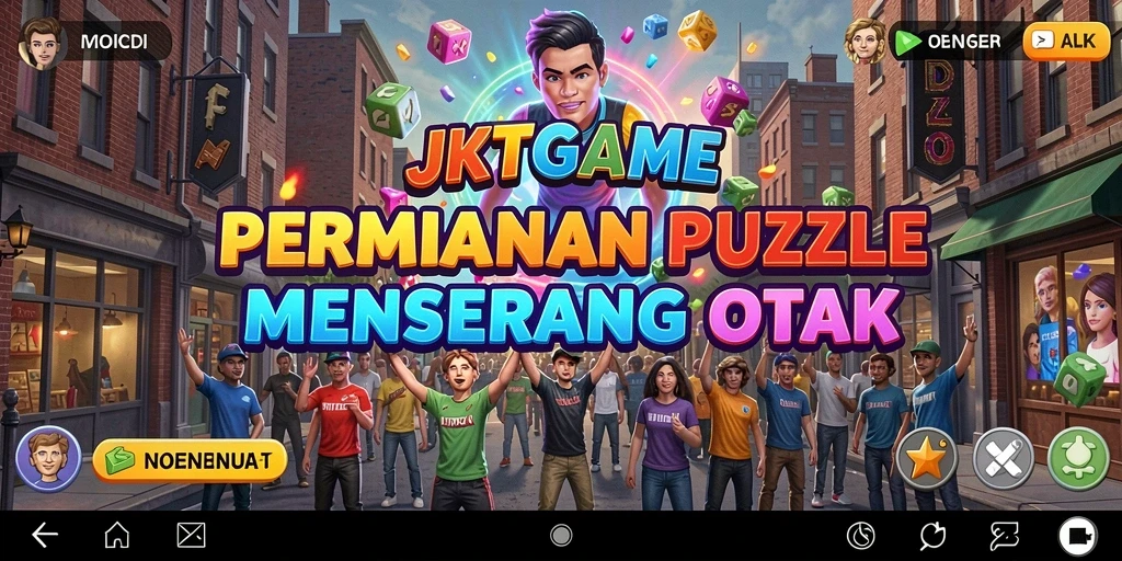 Screenshot JKTGAME menampilkan gameplay Puzzle yang mendebarkan dan menantang.