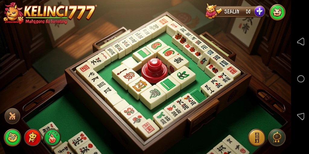 Tampilan gameplay KELINCI777 yang menampilkan keseruan Mahjong.