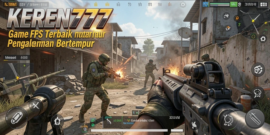 Screenshot gameplay KEREN777 yang menunjukkan aksi pertempuran yang intens.