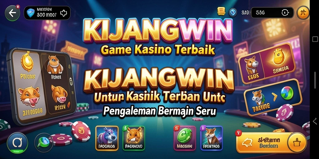 Screenshot KIJANGWIN menampilkan suasana gameplay Kasino yang mengasyikkan.