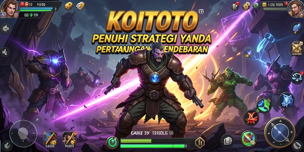 Tangkapan layar gameplay KOITOTO dengan aksi strategi yang mendebarkan.