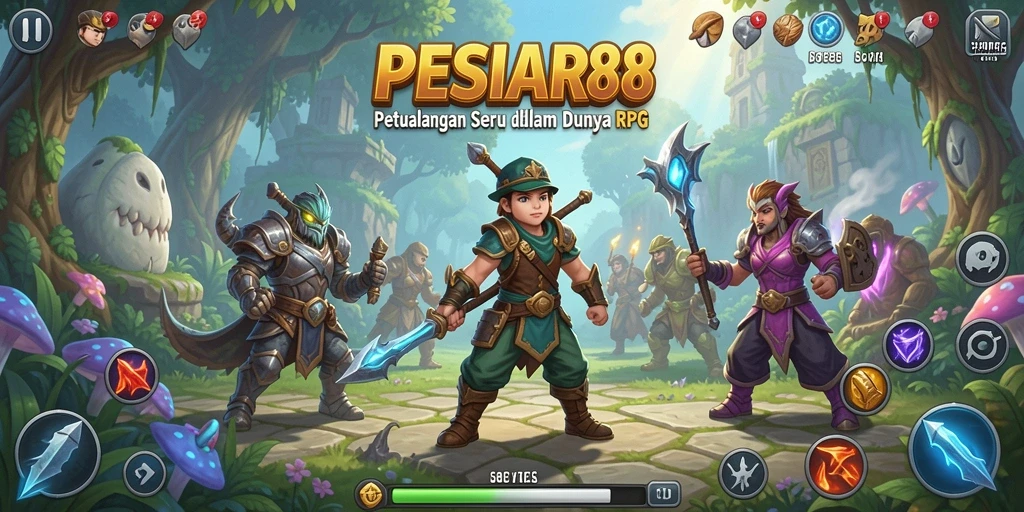 Screenshot gameplay PESIAR88 dengan aksi seru dan grafis menawan.