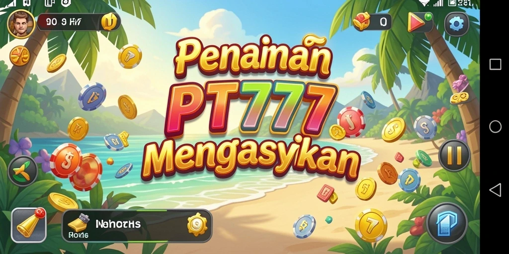 Tampilan gameplay PT777 yang penuh warna dan menarik.