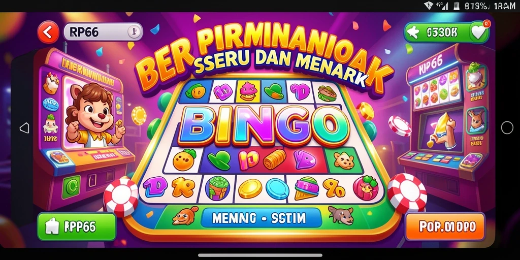 Tampilan utama gameplay Bingo di RP66 yang seru dan menarik.