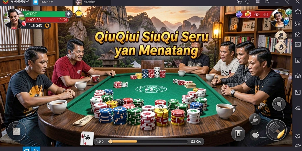 Tampilan gameplay seru dalam RPRPRP yang penuh tantangan.