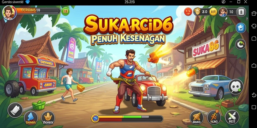 Screenshot game SUKA86 menampilkan aksi Arcade yang cepat dan menyenangkan.