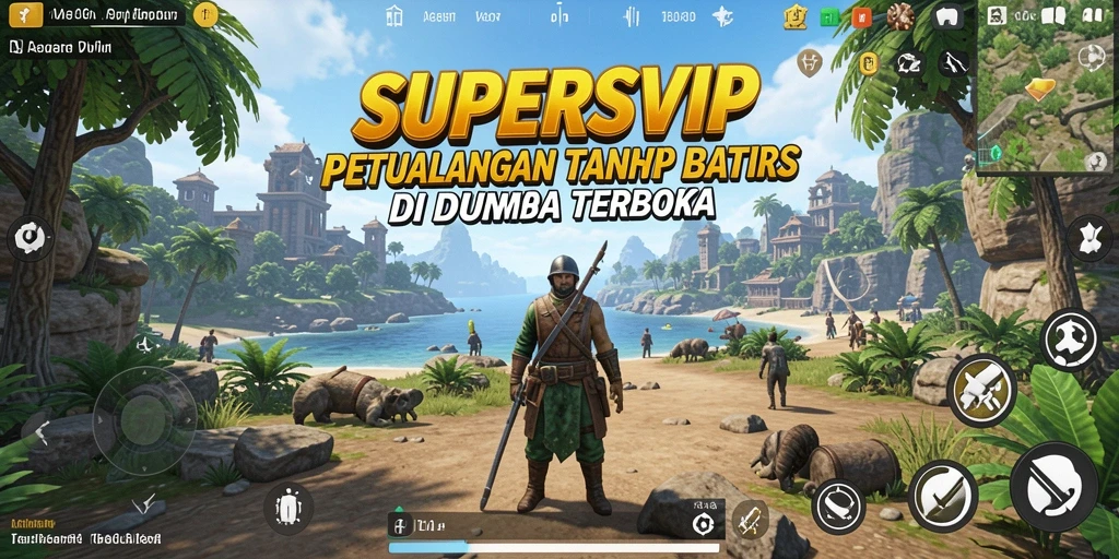 Gameplay menantang dalam dunia terbuka yang luas.