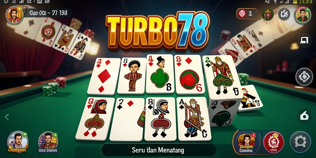 Tampilan gameplay TURBO78 yang menggugah selera bermain.